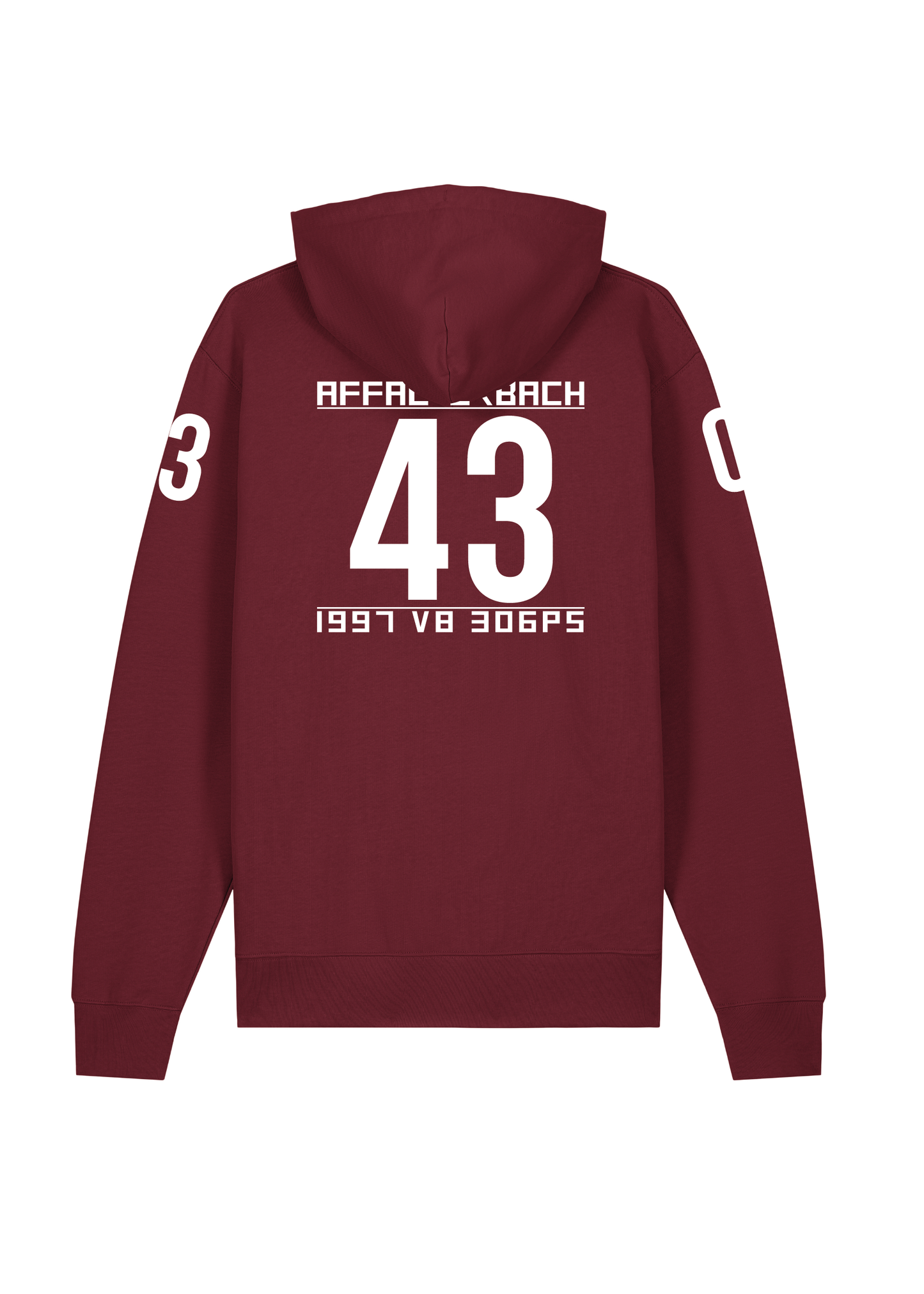 Hoodie C43 (S202) Kombi Burgundy