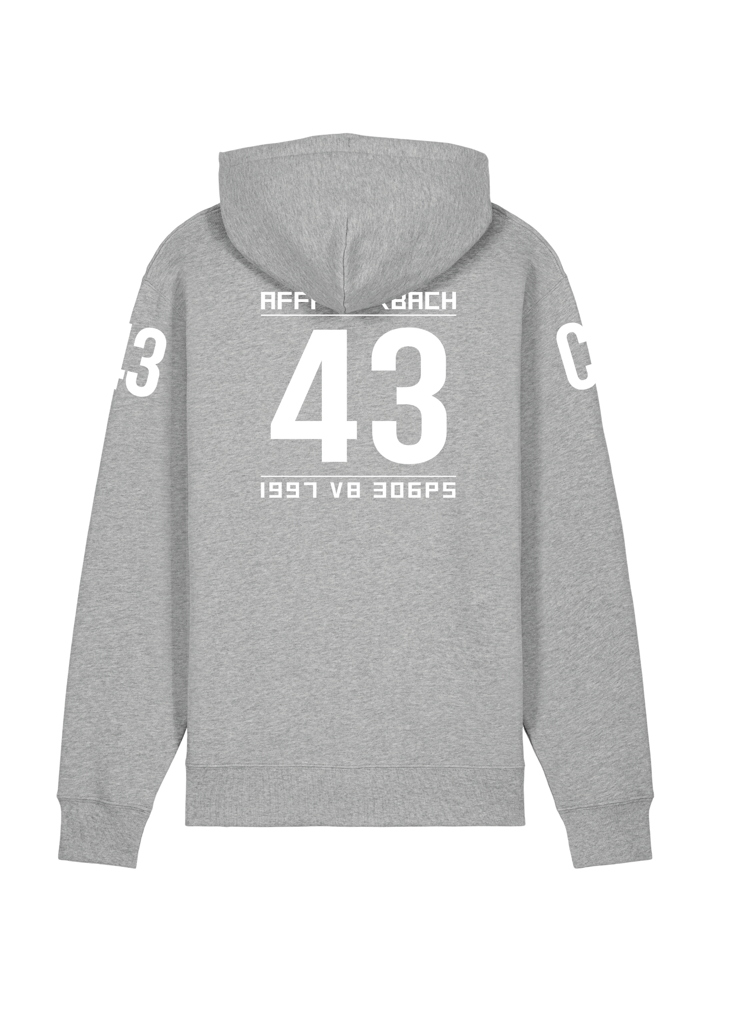 Hoodie C43 (W202) Limo Heather Grey