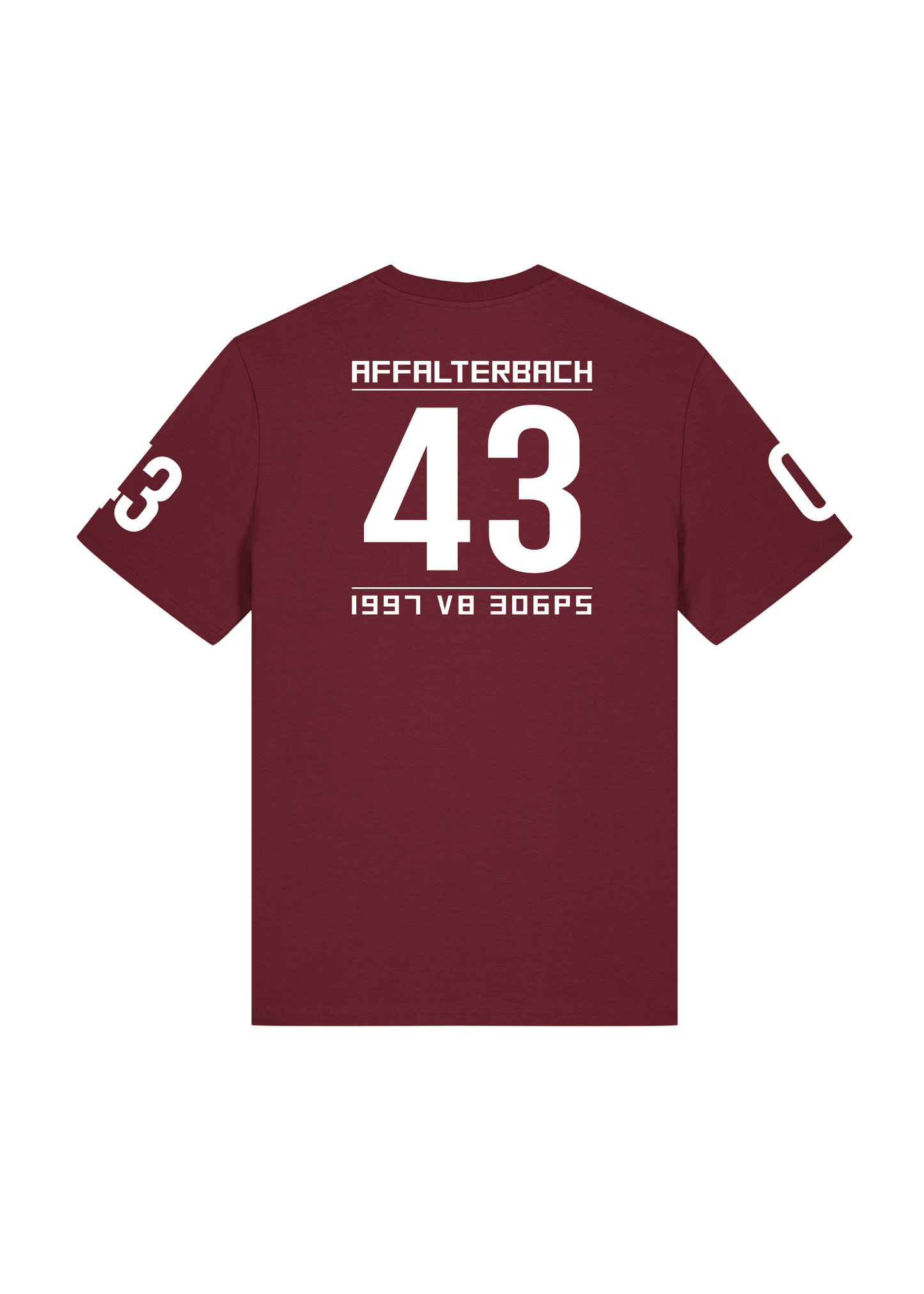 T-Shirt C43 (W202) Limo Burgundy