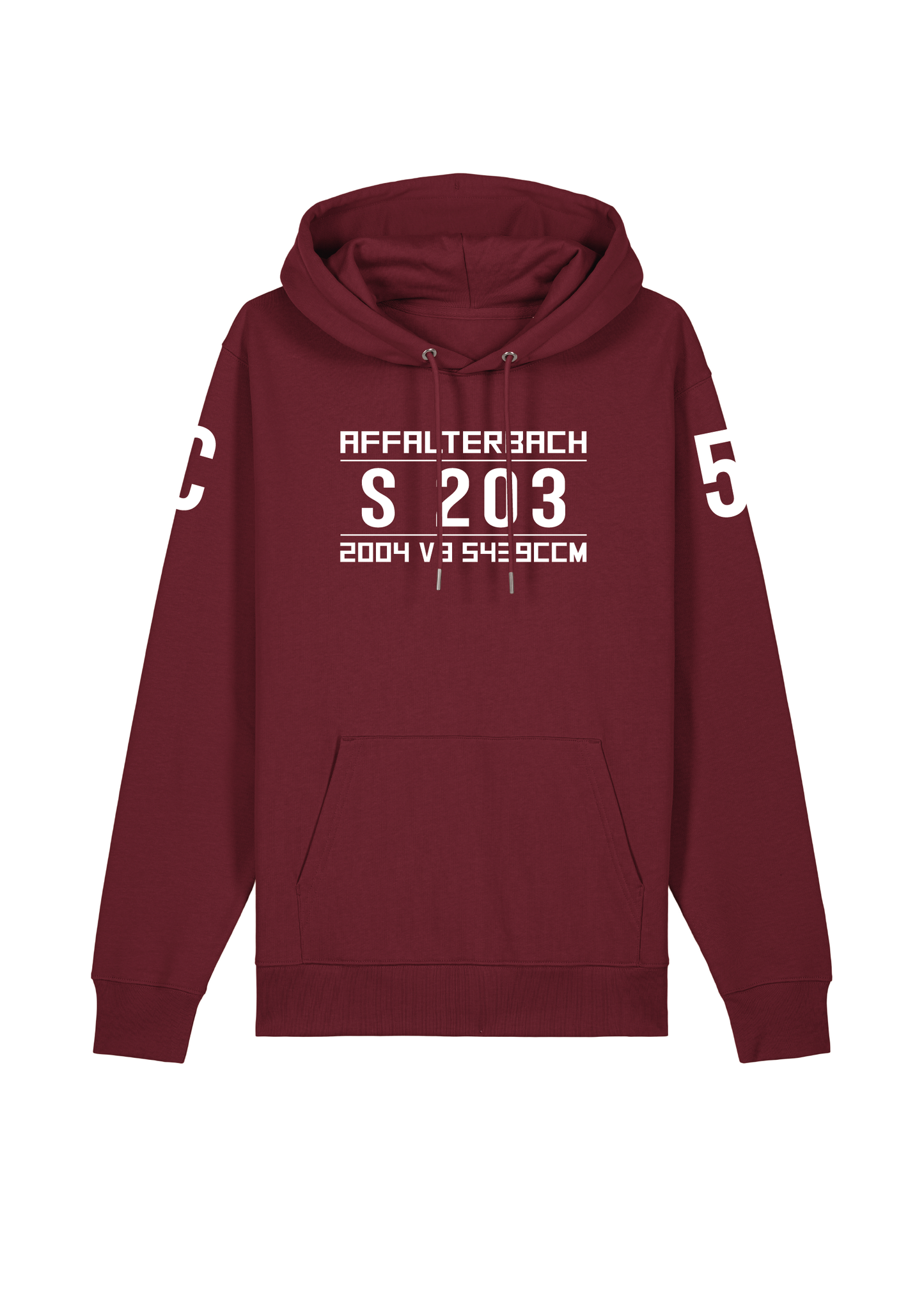 Hoodie C55 (S203) Kombi Burgundy