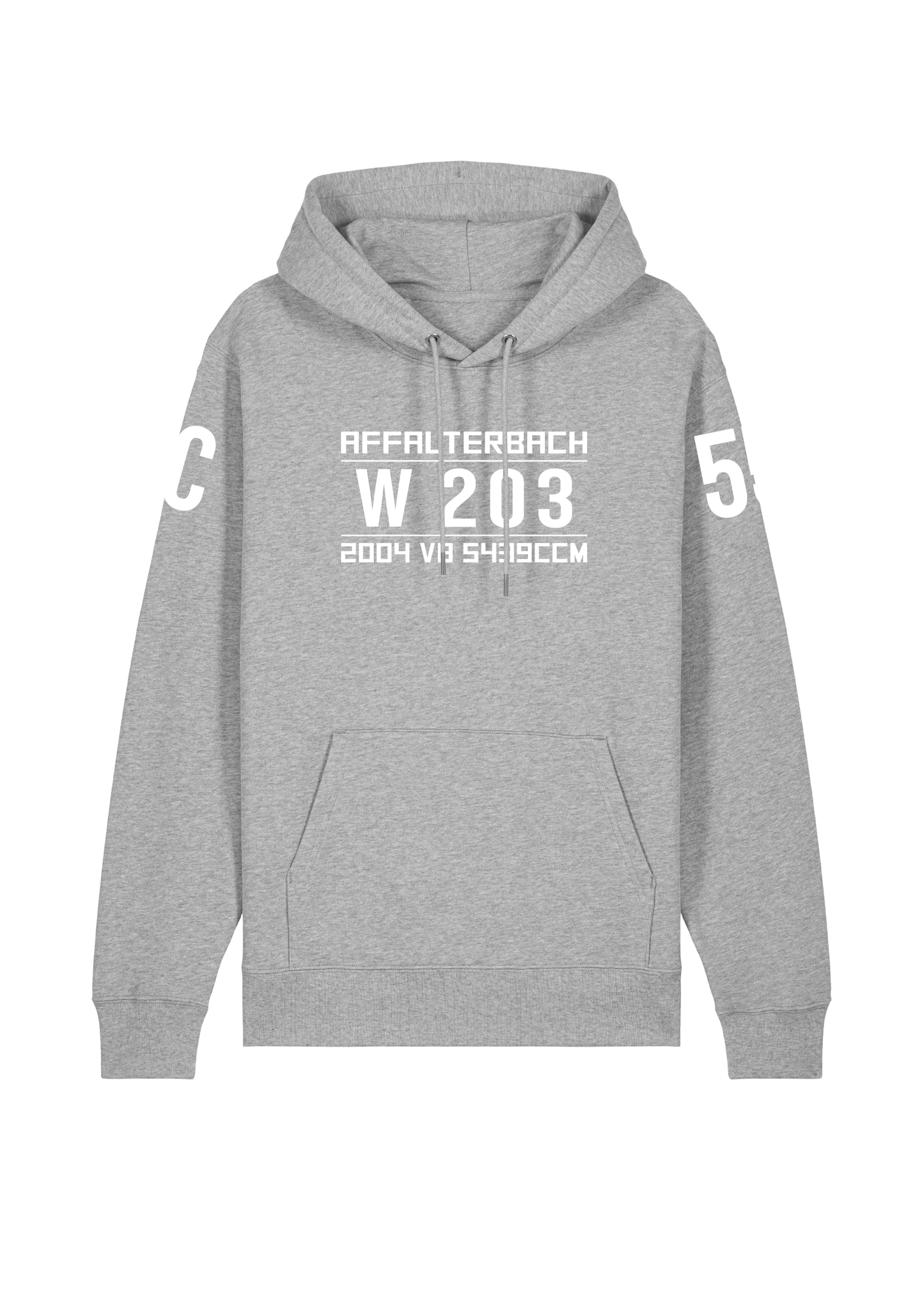 Hoodie C55 (W203) Limo Heather Grey