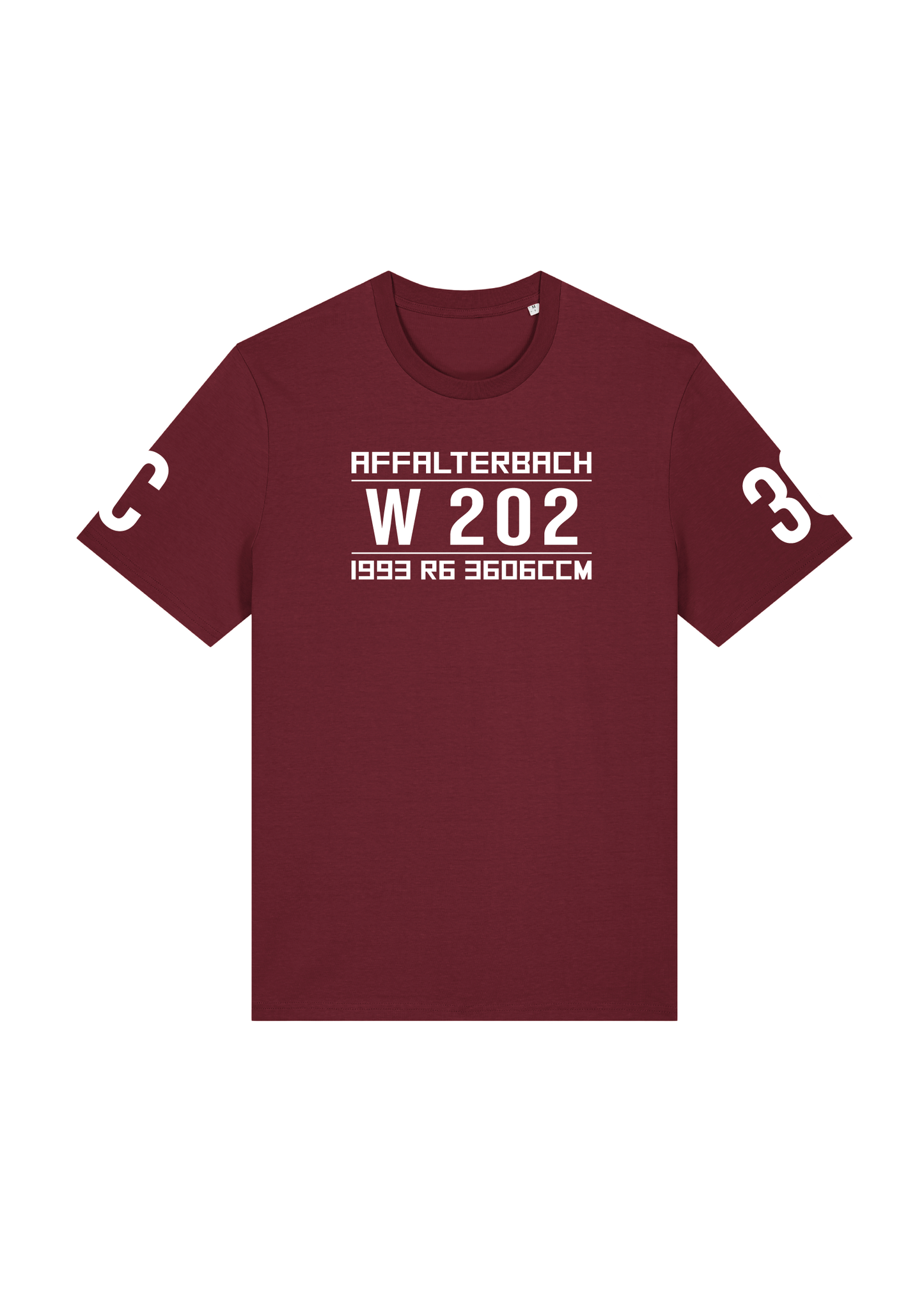 T-Shirt C36 (W202) Limo Burgundy