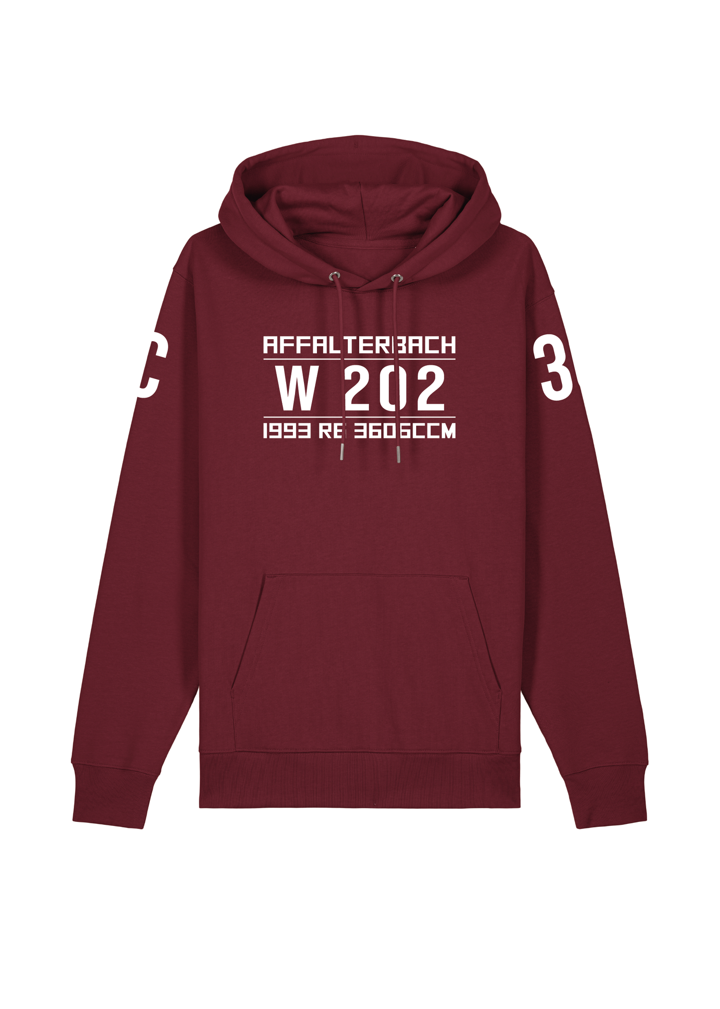 Hoodie C36 (W202) Limo Burgundy