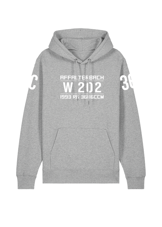 Hoodie C36 (W202) Limo Heather Grey