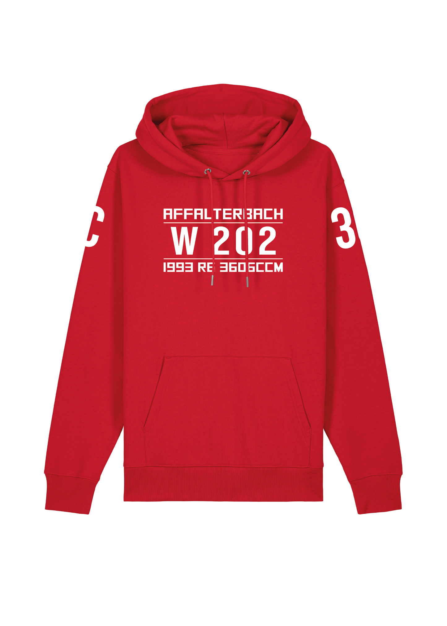 Hoodie C36 (W202) Limo Red