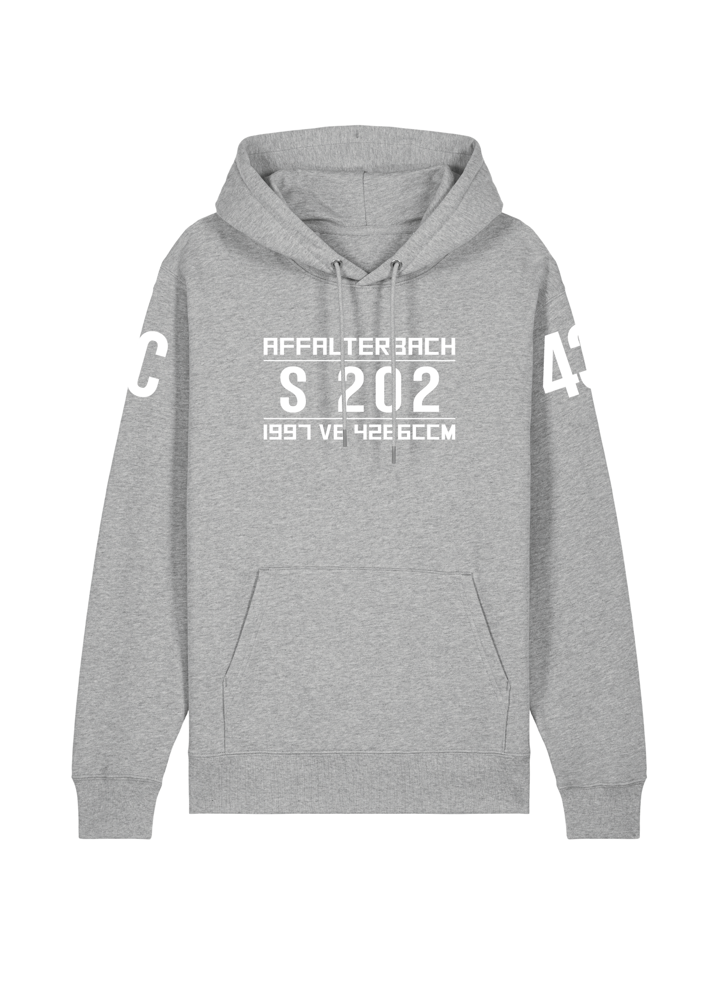 Hoodie C43 (S202) Kombi Heather Grey
