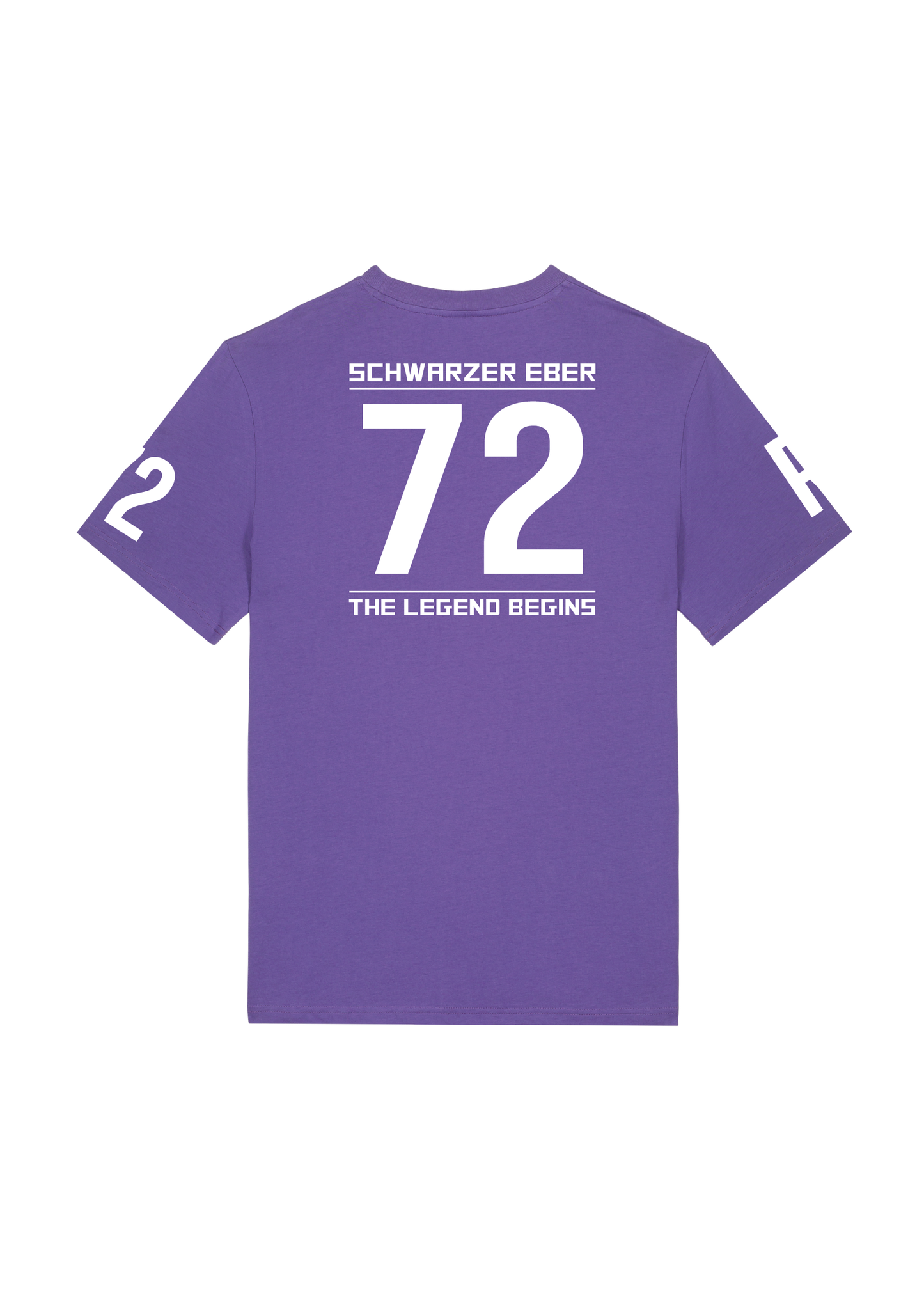 T-Shirt Schwarzer Eber Purple Love