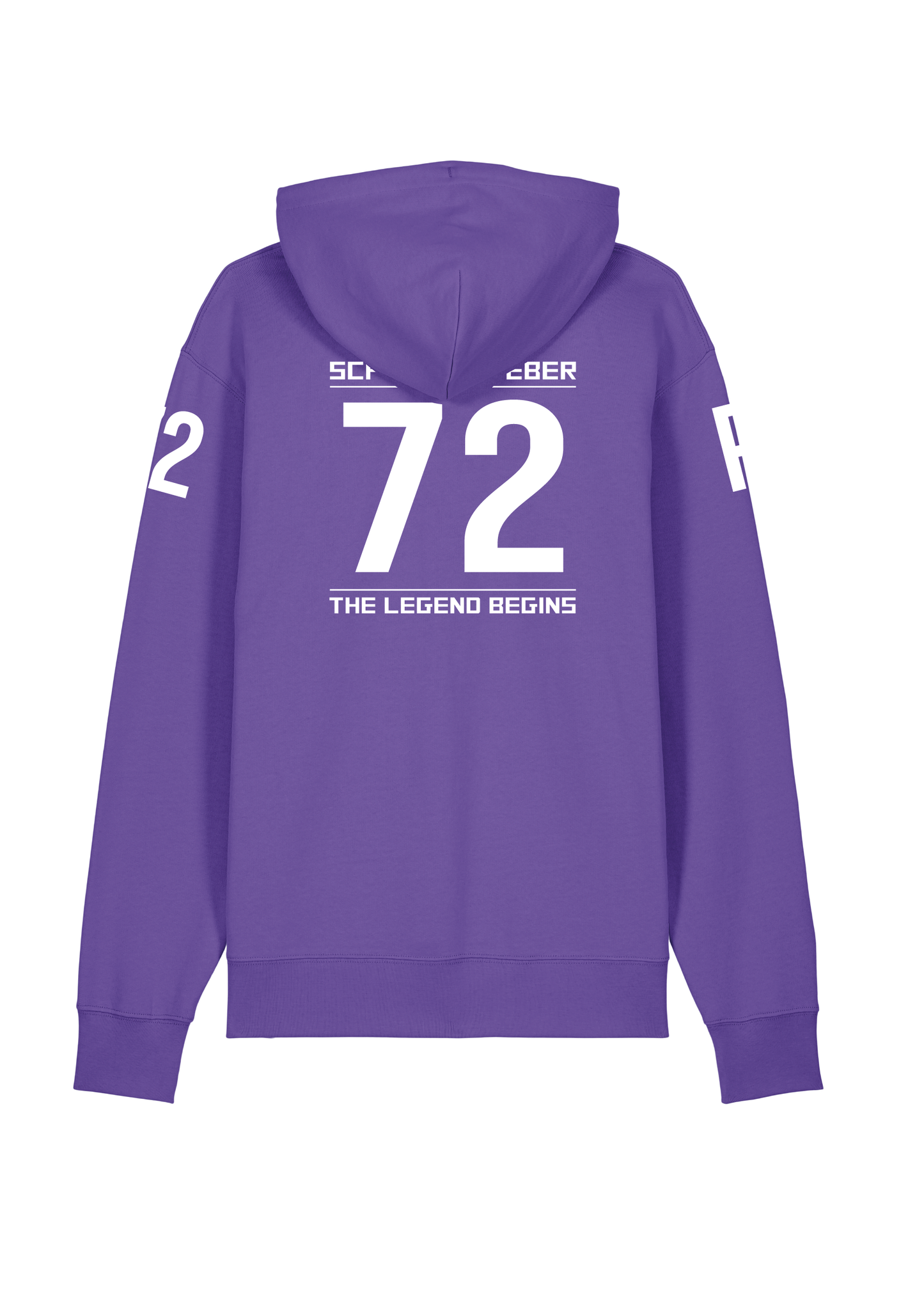 Hoodie Schwarzer Eber Purple Love