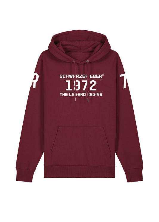 Hoodie Schwarzer Eber Burgundy