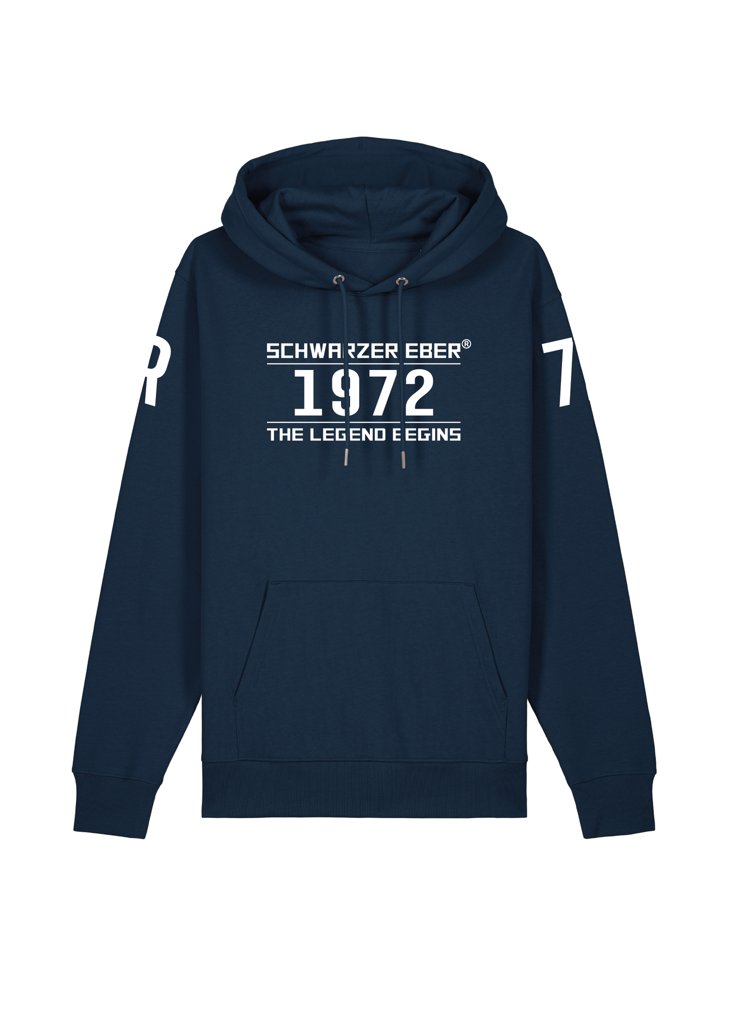 Hoodie Schwarzer Eber French Navy