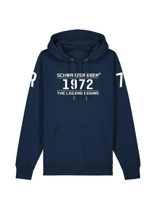 Hoodie Schwarzer Eber French Navy