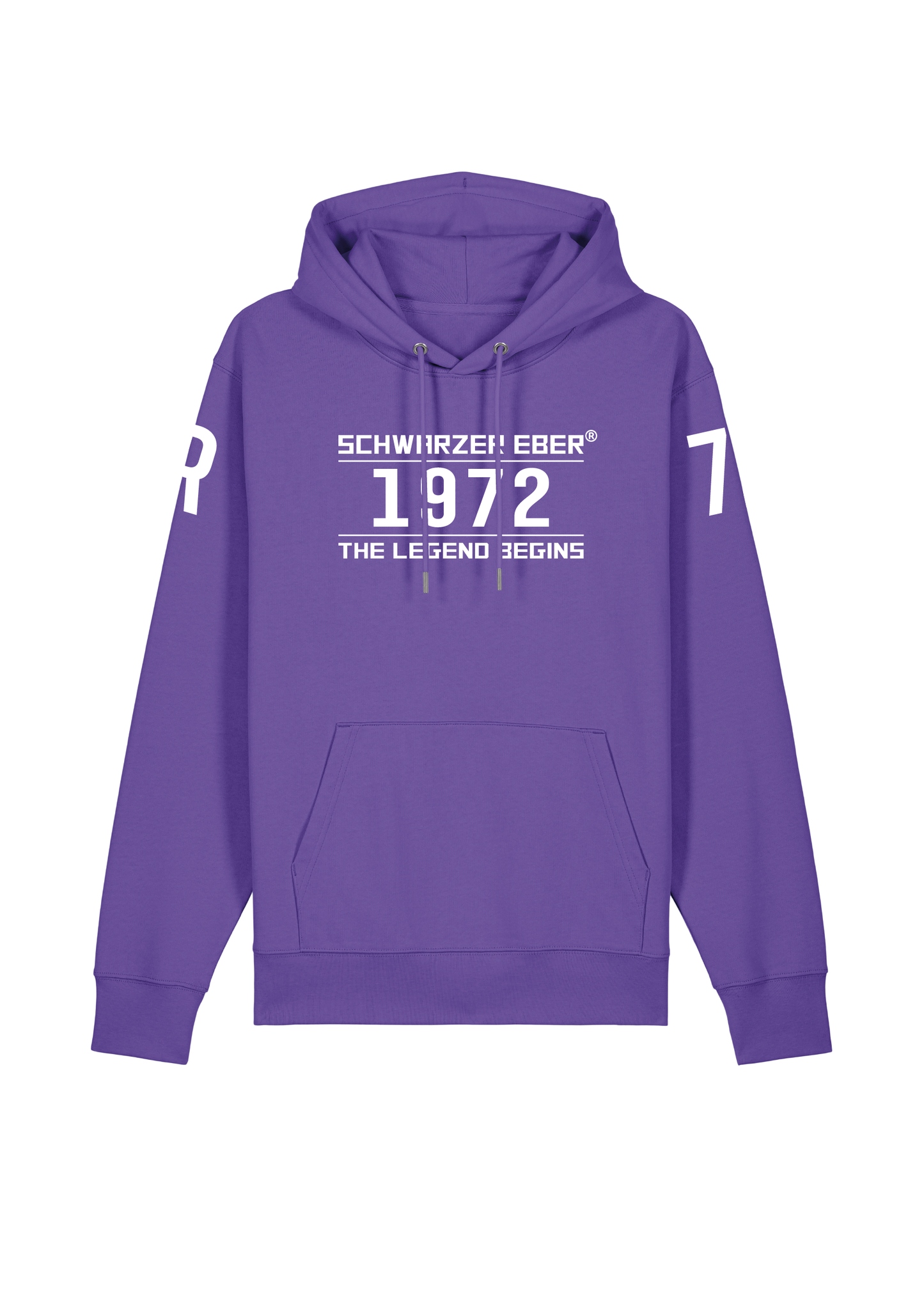 Hoodie Schwarzer Eber Purple Love