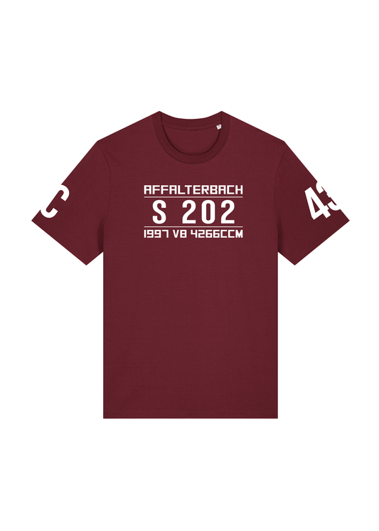 T-Shirt C43 (S202) Kombi Burgundy