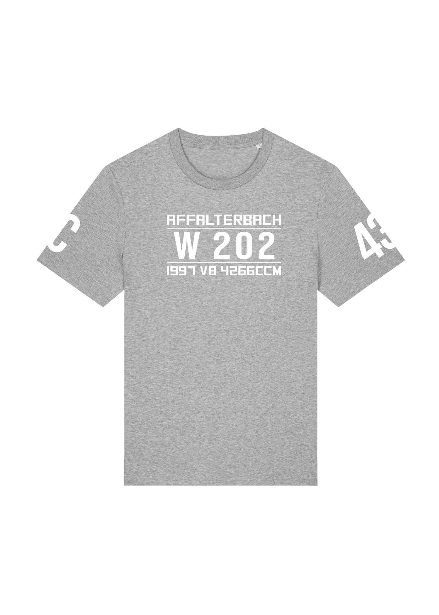 T-Shirt C43 (W202) Limo Heather Grey