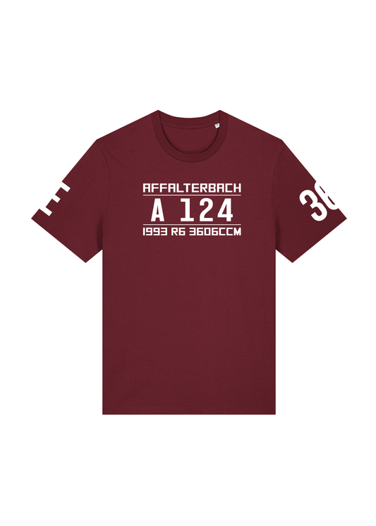 T-Shirt E36 (A124) Cabrio Burgundy