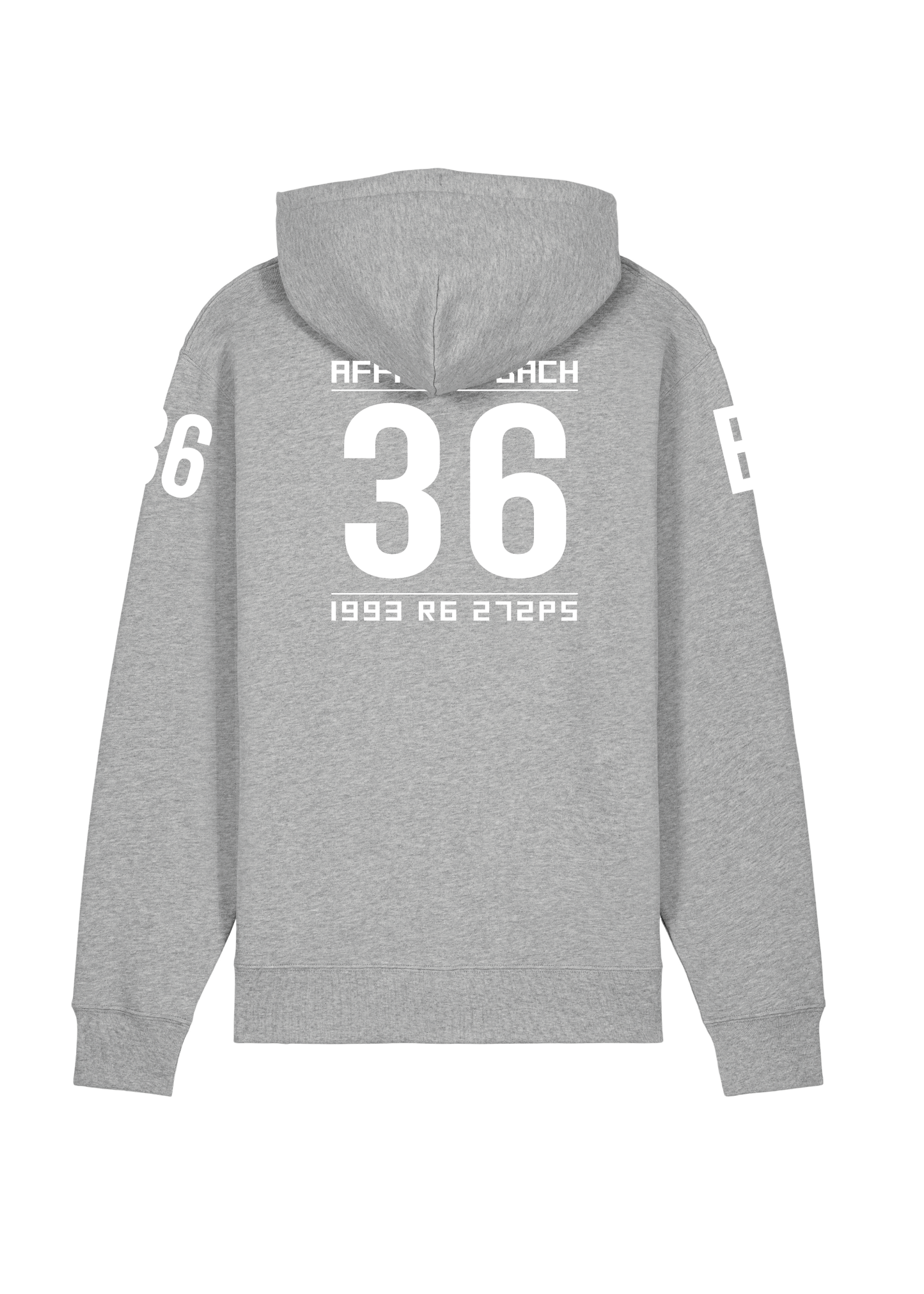 Hoodie E36 (A124) Cabrio Heather Grey