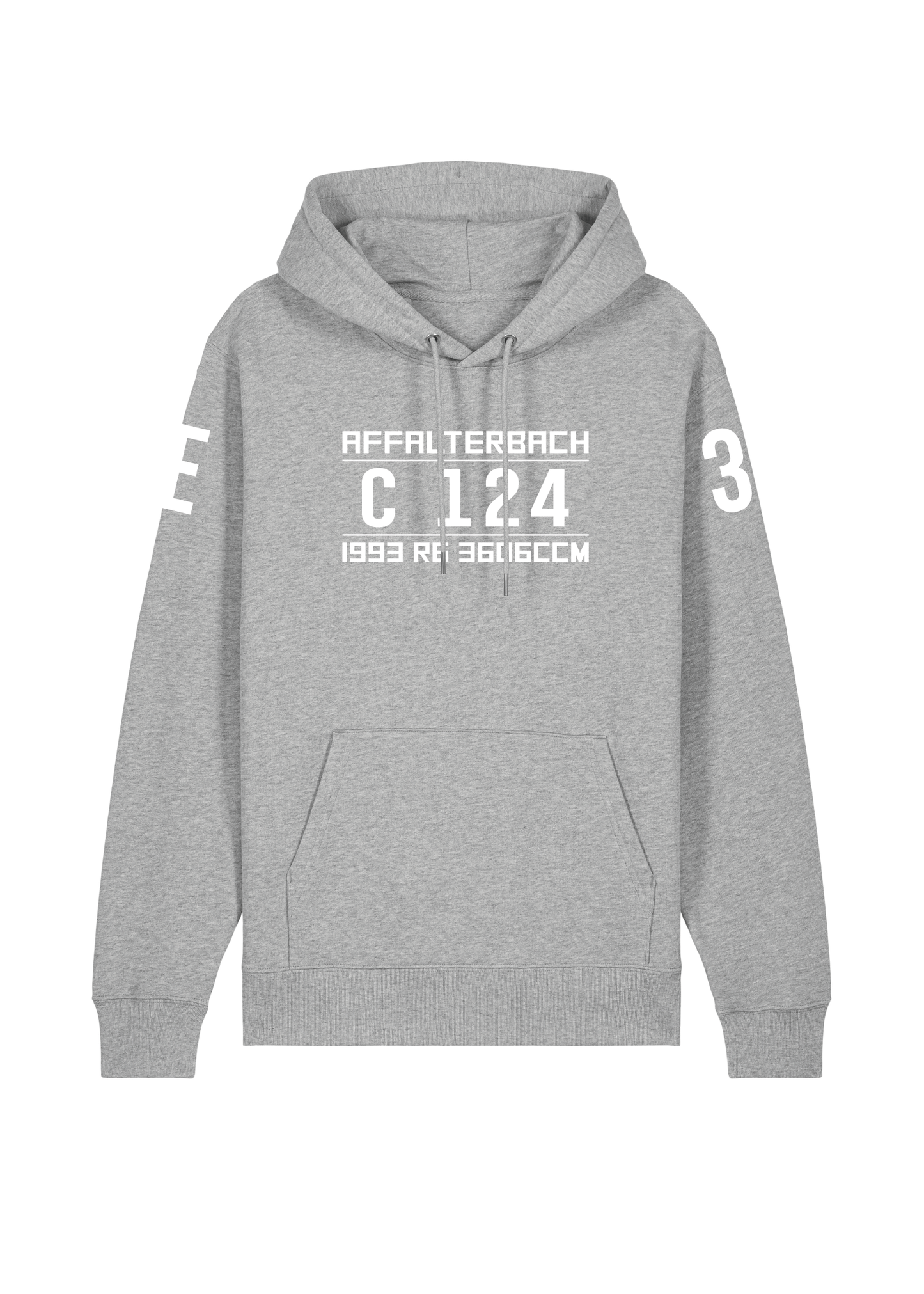 Hoodie E36 (C124) Coupe Heather Grey