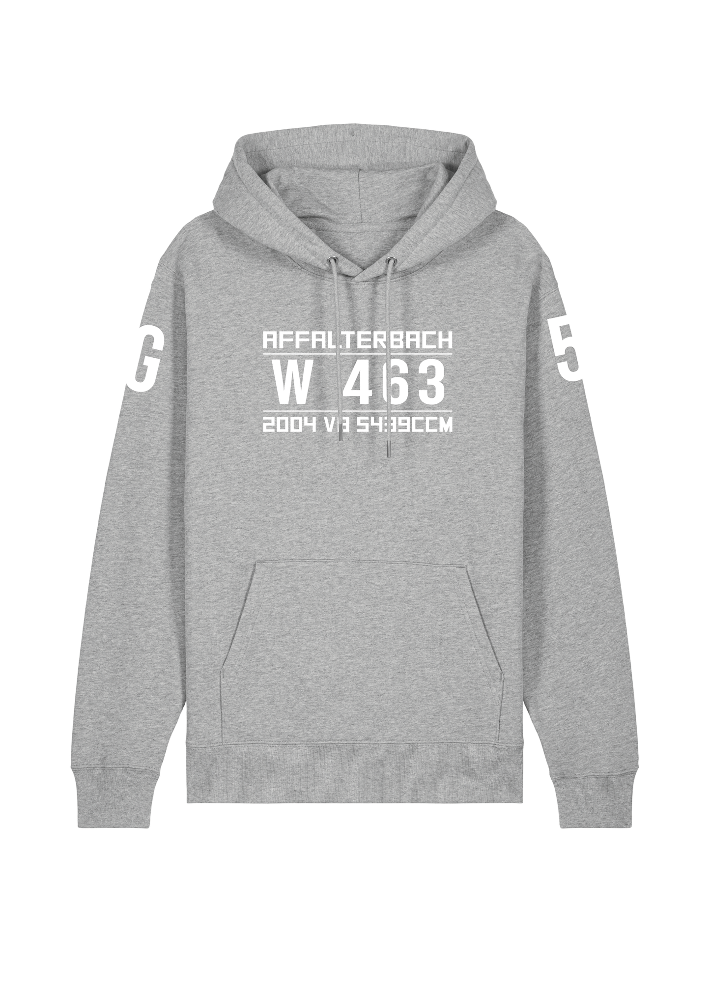 Hoodie G55 (W463) Limo Heather Grey