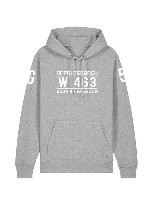 Hoodie G55 (W463) Limo Heather Grey