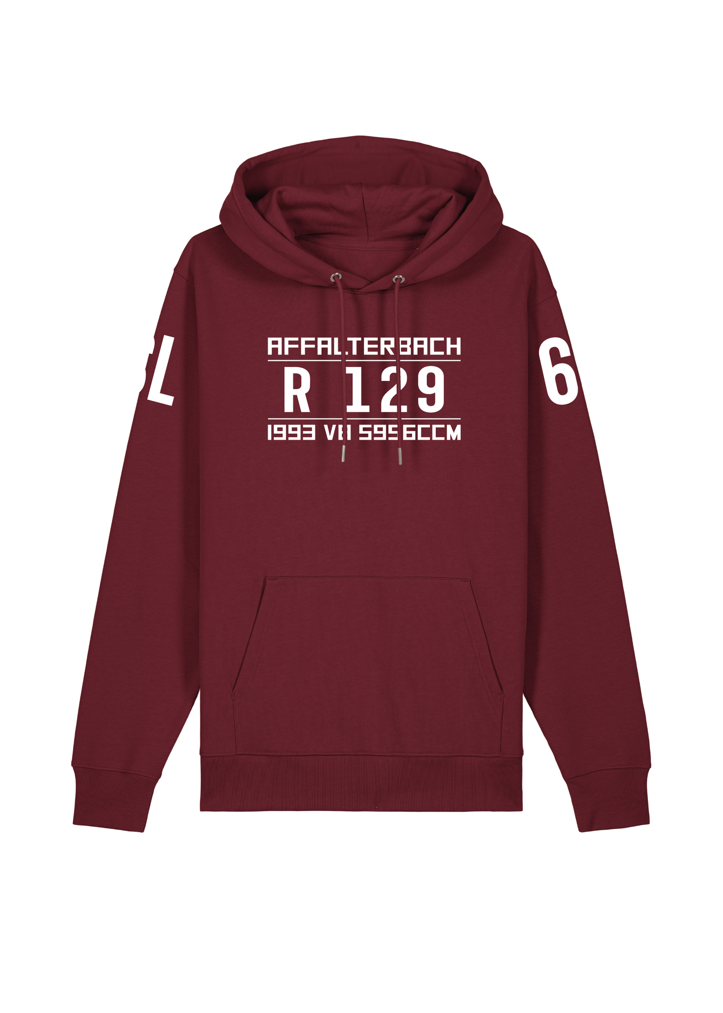 Hoodie SL60 (R129) Burgundy