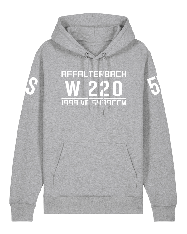 Hoodie S55 (W220) Limo Heather Grey