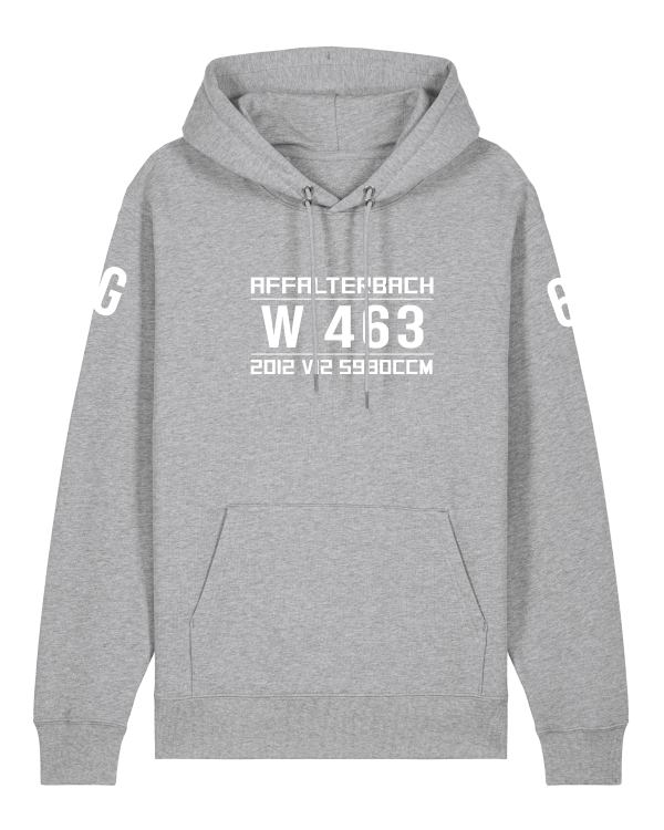 Hoodie G65 (W463) Limo Heather Grey